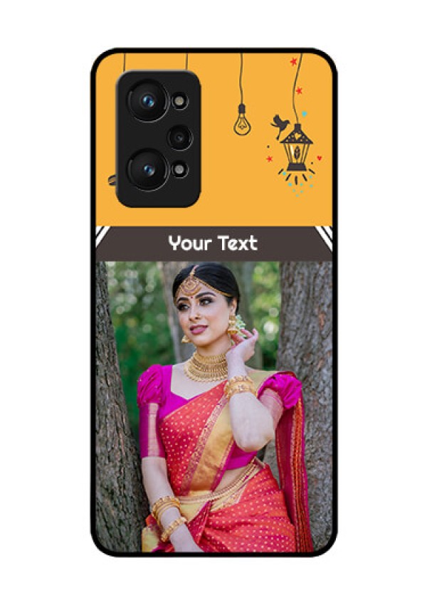realme GT Neo 2 5G Custom Glass Mobile Case - with Family Picture and Icons