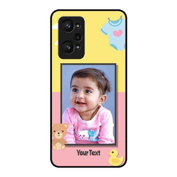 realme GT Neo 2 5G Photo Printing on Glass Case - Kids 2 Color Design