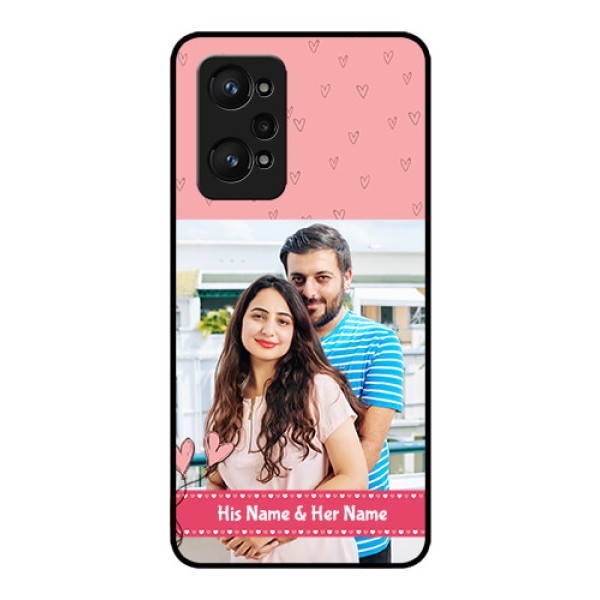 realme GT Neo 2 5G Personalized Glass Phone Case - Love Design Peach Color realme GT Neo 2 5G Personalized Glass Phone Case - Love Design Peach Color