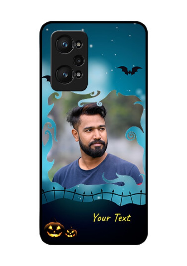 realme GT Neo 2 5G Custom Glass Phone Case - Halloween frame design