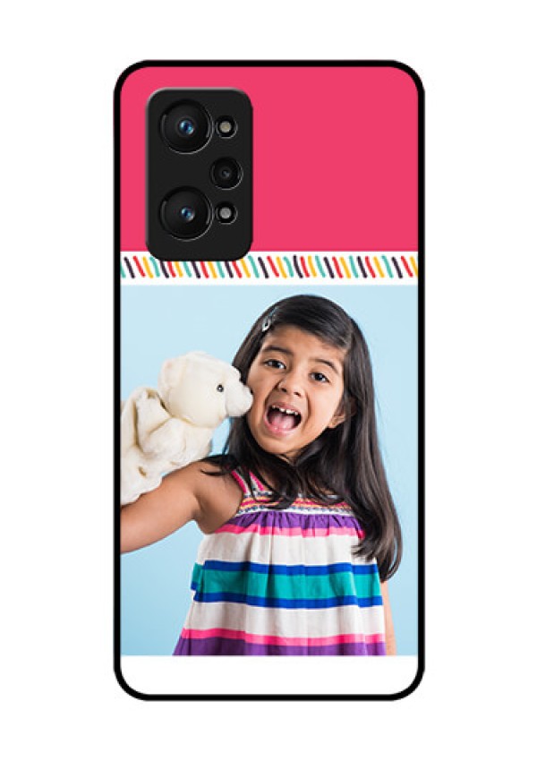 realme GT Neo 2 5G Personalized Glass Phone Case - Line art design