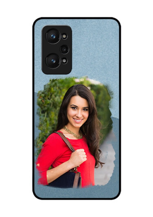 realme GT Neo 2 5G Custom Glass Mobile Case - Grunge Line Art Design