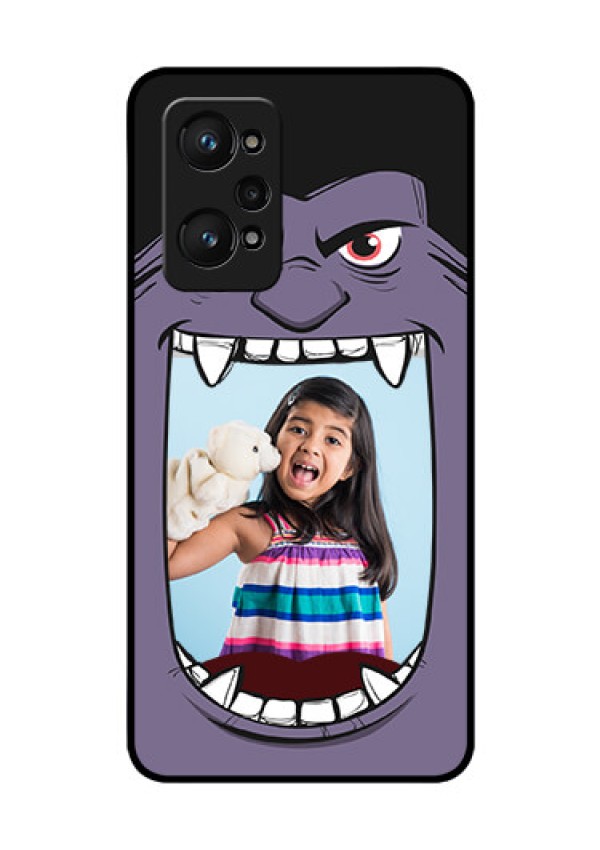 realme GT Neo 2 5G Custom Glass Phone Case - Angry Monster Design