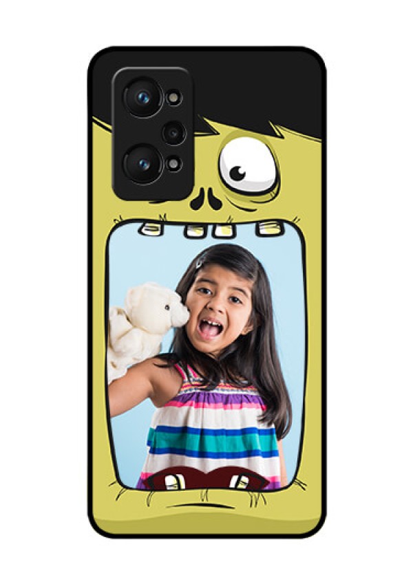 realme GT Neo 2 5G Personalized Glass Phone Case - Cartoon monster back case Design