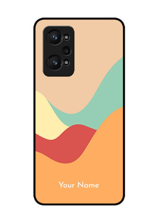 Realme Gt Neo 2 5G Personalized Glass Phone Case - Ocean Waves Multi-colour Design