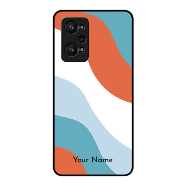 Realme Gt Neo 2 5G Custom Glass Mobile Case - coloured Waves Design