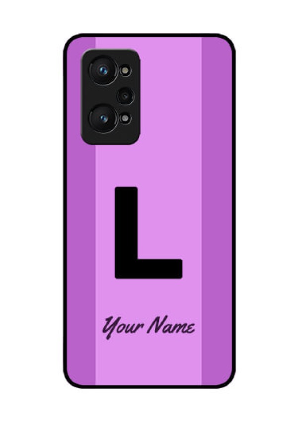 Realme Gt Neo 2 5G Custom Glass Phone Case - Tricolor custom text Design