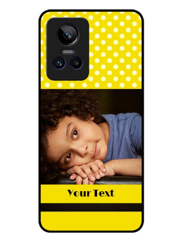 Custom Realme GT Neo 3 150W Custom Glass Phone Case - Bright Yellow Case Design