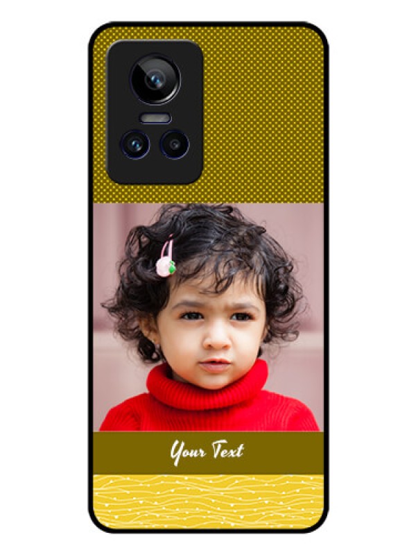 Custom Realme GT Neo 3 150W Custom Glass Phone Case - Simple Green Color Design