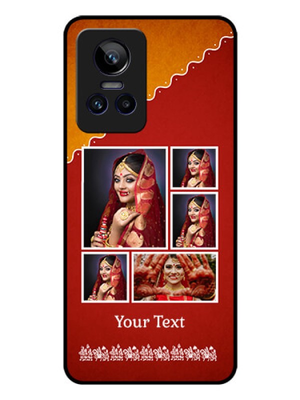 Custom Realme GT Neo 3 150W Personalized Glass Phone Case - Wedding Pic Upload Design