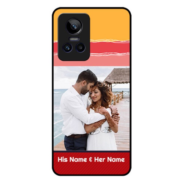 Realme GT Neo 3 150W Custom Glass Mobile Case - Colorful Case Design