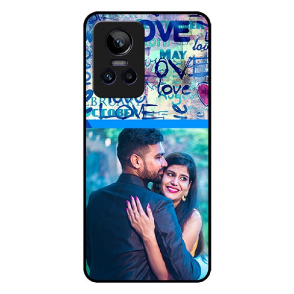 Realme GT Neo 3 150W Custom Glass Mobile Case - Colorful Love Design