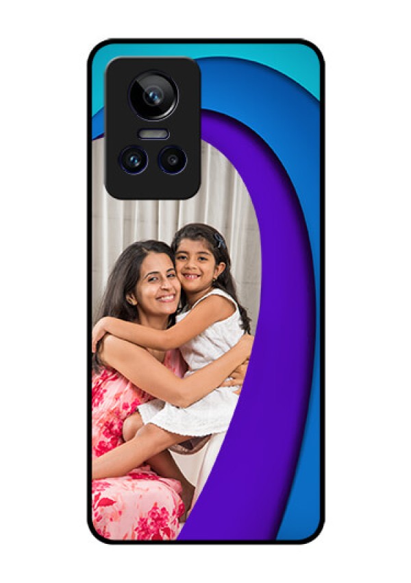 Realme GT Neo 3 150W Photo Printing on Glass Case - Simple Pattern Design