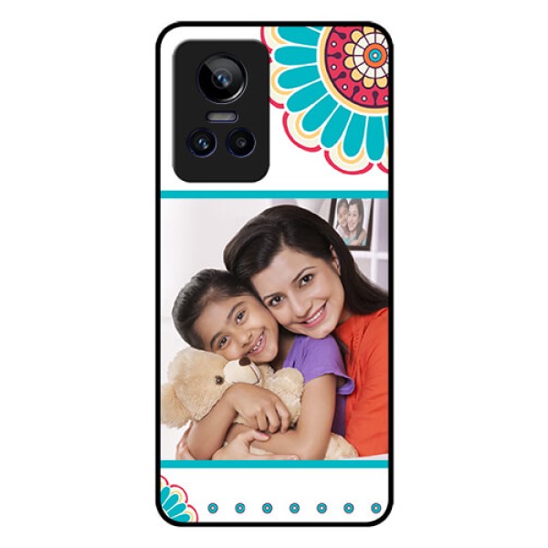 Realme GT Neo 3 150W Custom Glass Phone Case - Flower Design