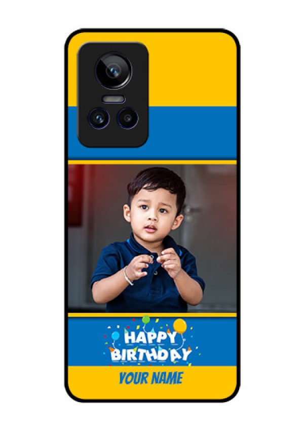 Realme GT Neo 3 150W Custom Glass Mobile Case - Birthday Wishes Design