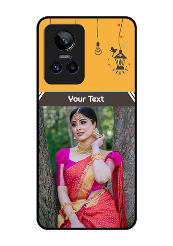 Realme GT Neo 3 150W Custom Glass Mobile Case - with Family Picture and Icons