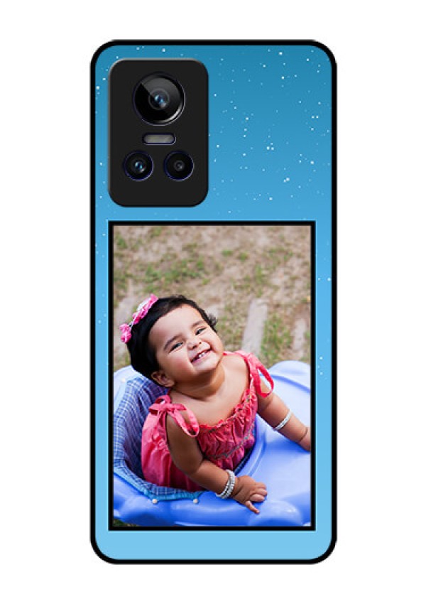 Realme GT Neo 3 150W Custom Glass Mobile Case - Wave Pattern Colorful Design