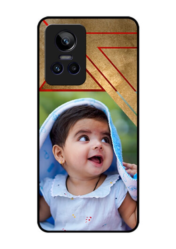 Realme GT Neo 3 150W Personalized Glass Phone Case - Gradient Abstract Texture Design