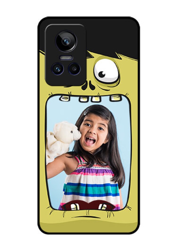 Realme GT Neo 3 150W Personalized Glass Phone Case - Cartoon monster back case Design