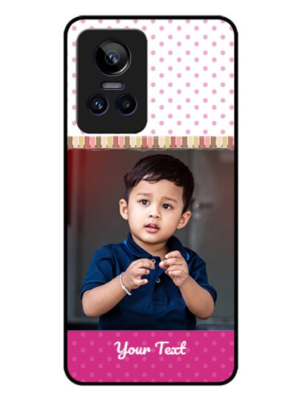Custom Realme GT Neo 3 5G Photo Printing on Glass Case - Cute Girls Cover Design