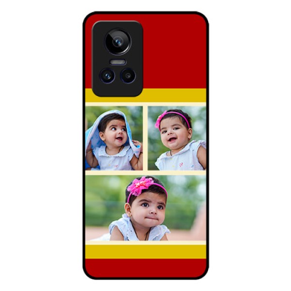 Realme GT Neo 3 5G Custom Glass Mobile Case - Multiple Pic Upload Design Realme GT Neo 3 5G Custom Glass Mobile Case - Multiple Pic Upload Design