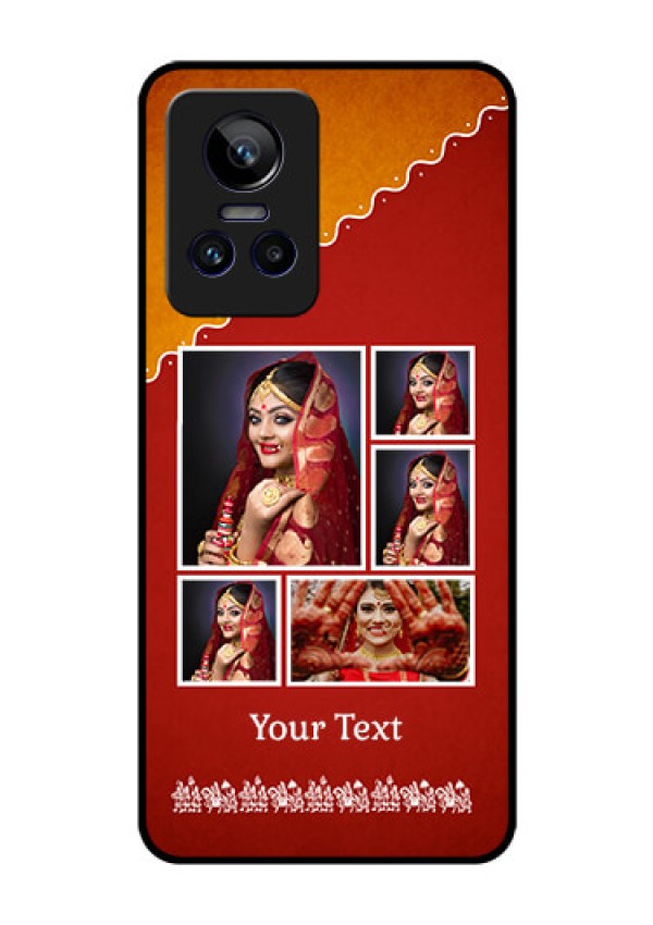 Realme GT Neo 3 5G Personalized Glass Phone Case - Wedding Pic Upload Design