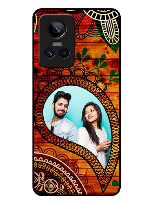 Custom Realme GT Neo 3 5G Personalized Glass Phone Case - Abstract Colorful Design