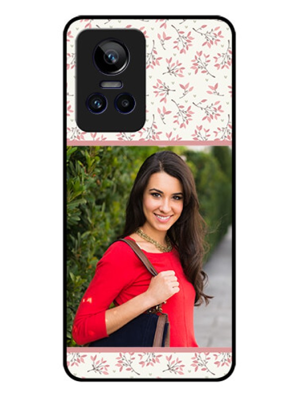 Custom Realme GT Neo 3 5G Custom Glass Phone Case - Premium Floral Design