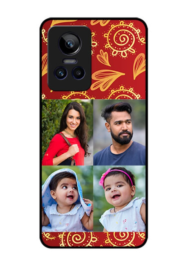 Realme GT Neo 3 5G Photo Printing on Glass Case - 4 Image Traditional Design