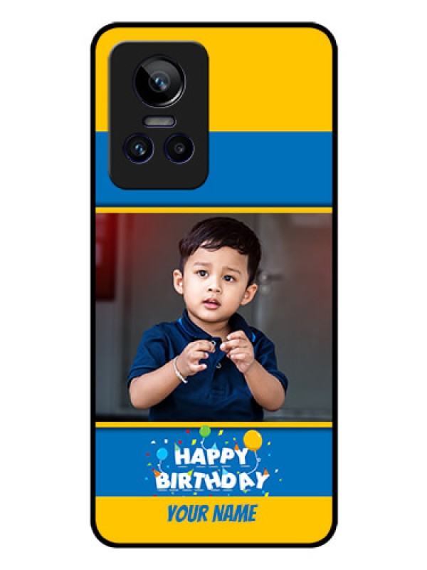 Custom Realme GT Neo 3 5G Custom Glass Mobile Case - Birthday Wishes Design