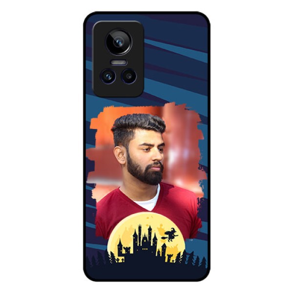Realme GT Neo 3 5G Photo Printing on Glass Case - Halloween Witch Design Realme GT Neo 3 5G Photo Printing on Glass Case - Halloween Witch Design
