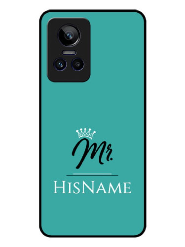 Custom Realme GT Neo 3 5G Custom Glass Phone Case Mr with Name