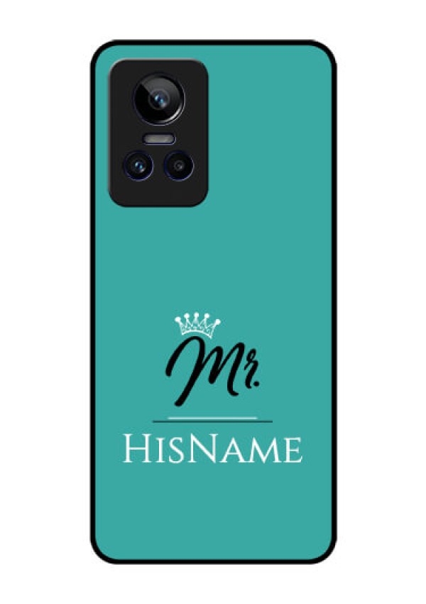 Realme GT Neo 3 5G Custom Glass Phone Case Mr with Name