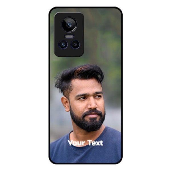 Realme GT Neo 3 5G Glass Mobile Cover: Photo with Text