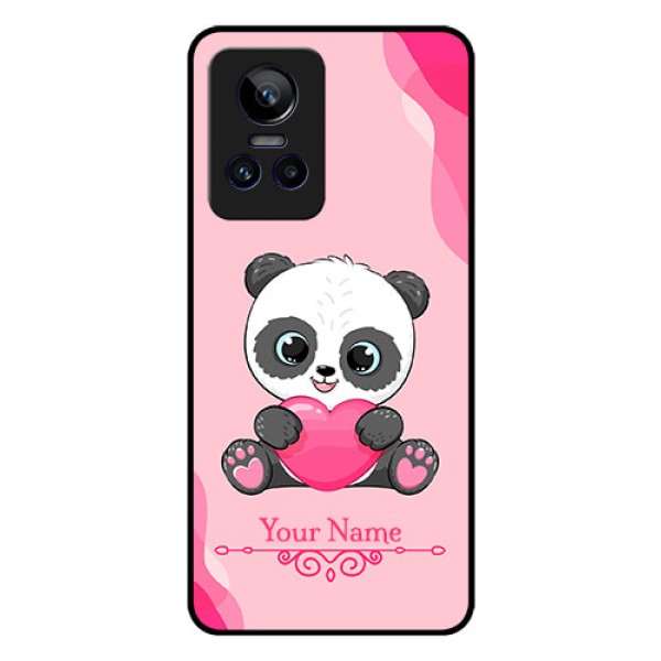 Realme Gt Neo 3 Custom Glass Mobile Case - Cute Panda Design