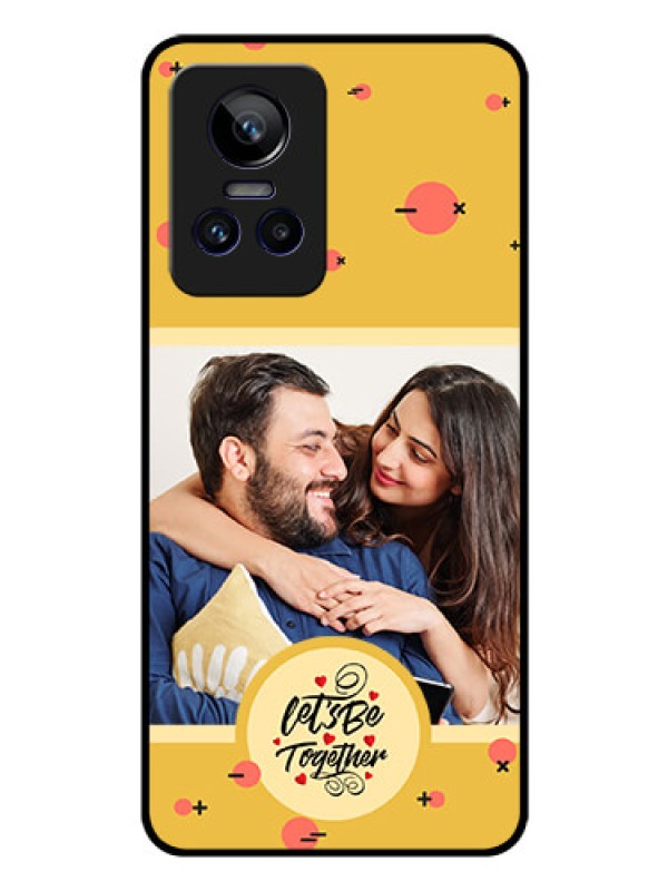 Custom Realme Gt Neo 3 Photo Printing on Glass Case - Lets be Together Design