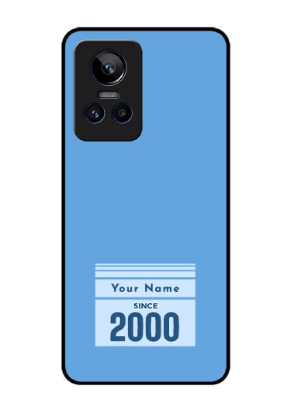 Realme Gt Neo 3 Custom Glass Mobile Case - Custom Year of birth Design