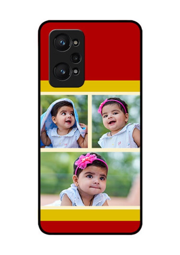 Realme GT Neo 3T Custom Glass Mobile Case - Multiple Pic Upload Design