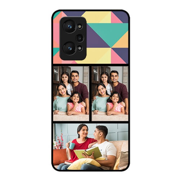 Realme GT Neo 3T Custom Glass Phone Case - Bulk Pic Upload Design