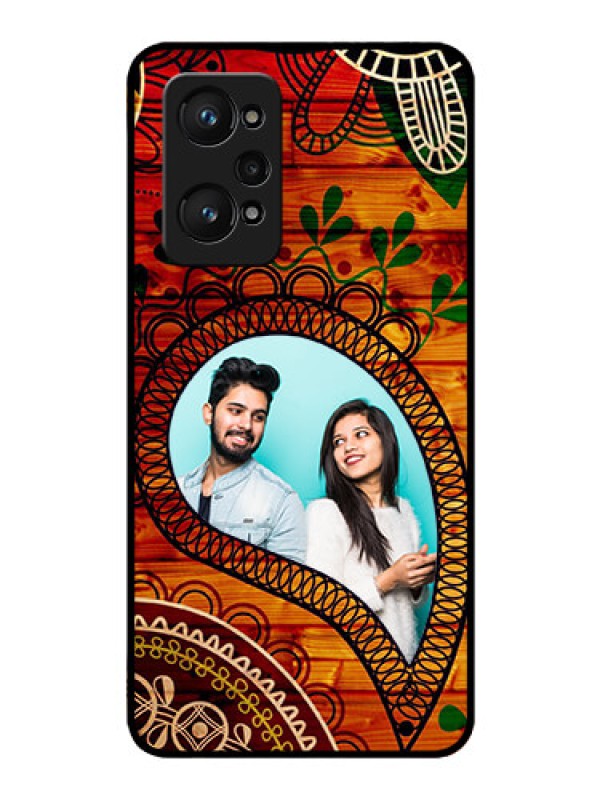 Custom Realme GT Neo 3T Personalized Glass Phone Case - Abstract Colorful Design