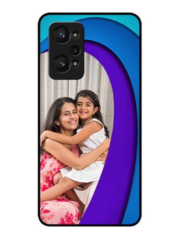Custom Realme GT Neo 3T Photo Printing on Glass Case - Simple Pattern Design