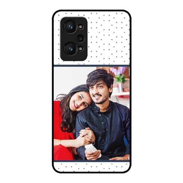 Realme GT Neo 3T Personalized Glass Phone Case - Premium Dot Design