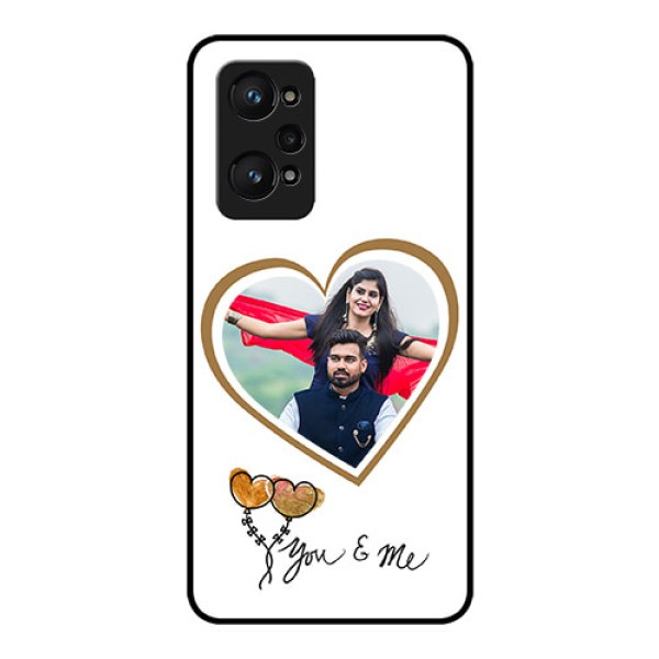 Realme GT Neo 3T Custom Glass Mobile Case - You & Me Design