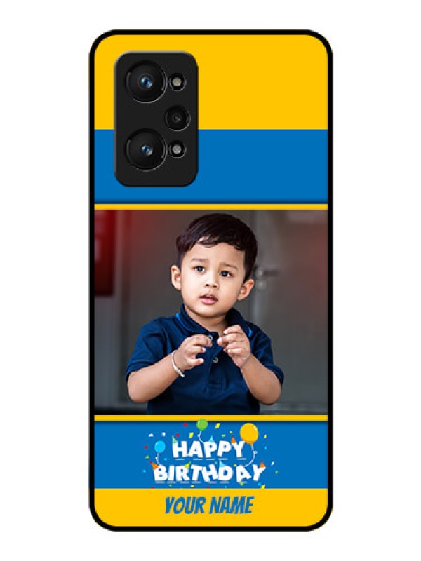 Custom Realme GT Neo 3T Custom Glass Mobile Case - Birthday Wishes Design