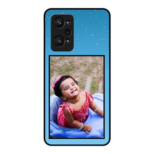Realme GT Neo 3T Custom Glass Mobile Case - Wave Pattern Colorful Design