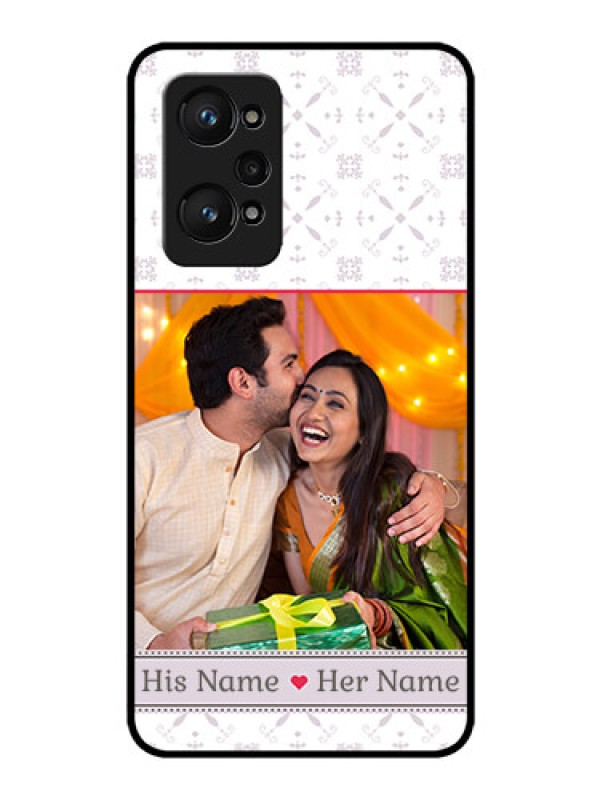 Custom Realme GT Neo 3T Custom Glass Mobile Case - with Photo and Ethnic Design