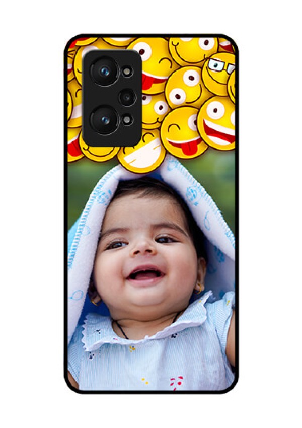 Realme GT Neo 3T Custom Glass Mobile Case - with Smiley Emoji Design