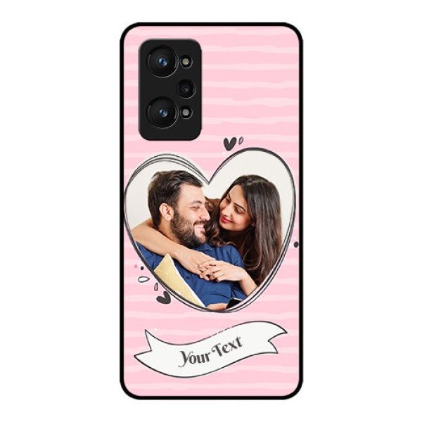 Realme GT Neo 3T Custom Glass Phone Case - Vintage Heart Design