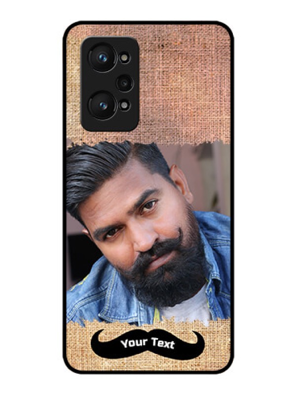 Custom Realme GT Neo 3T Personalized Glass Phone Case - with Texture Design