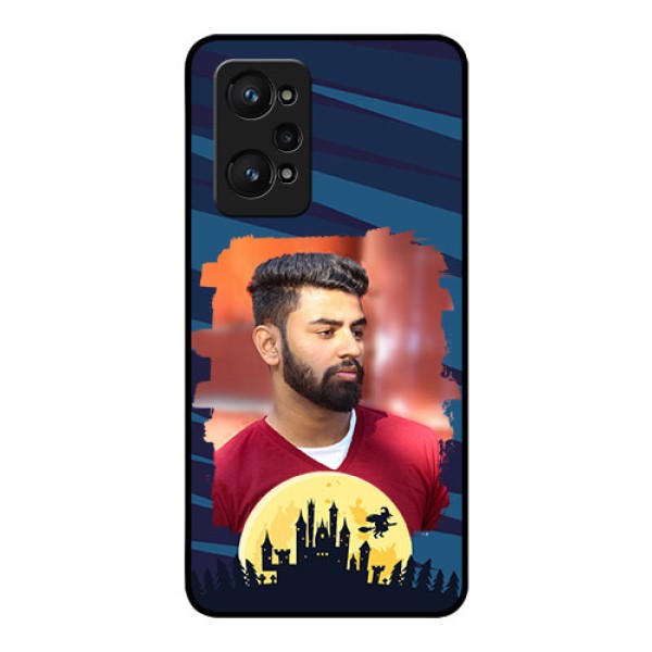 Realme GT Neo 3T Photo Printing on Glass Case - Halloween Witch Design Realme GT Neo 3T Photo Printing on Glass Case - Halloween Witch Design